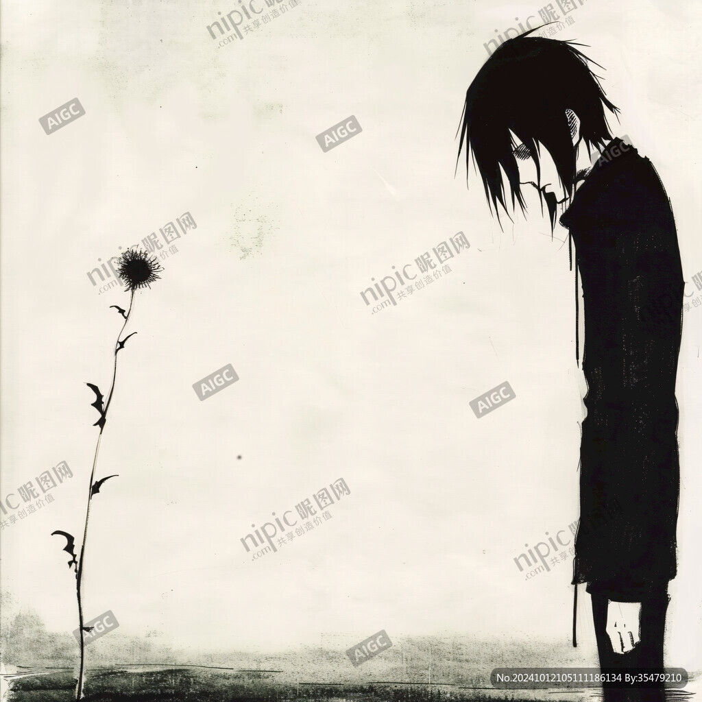 孤独的灵魂插画