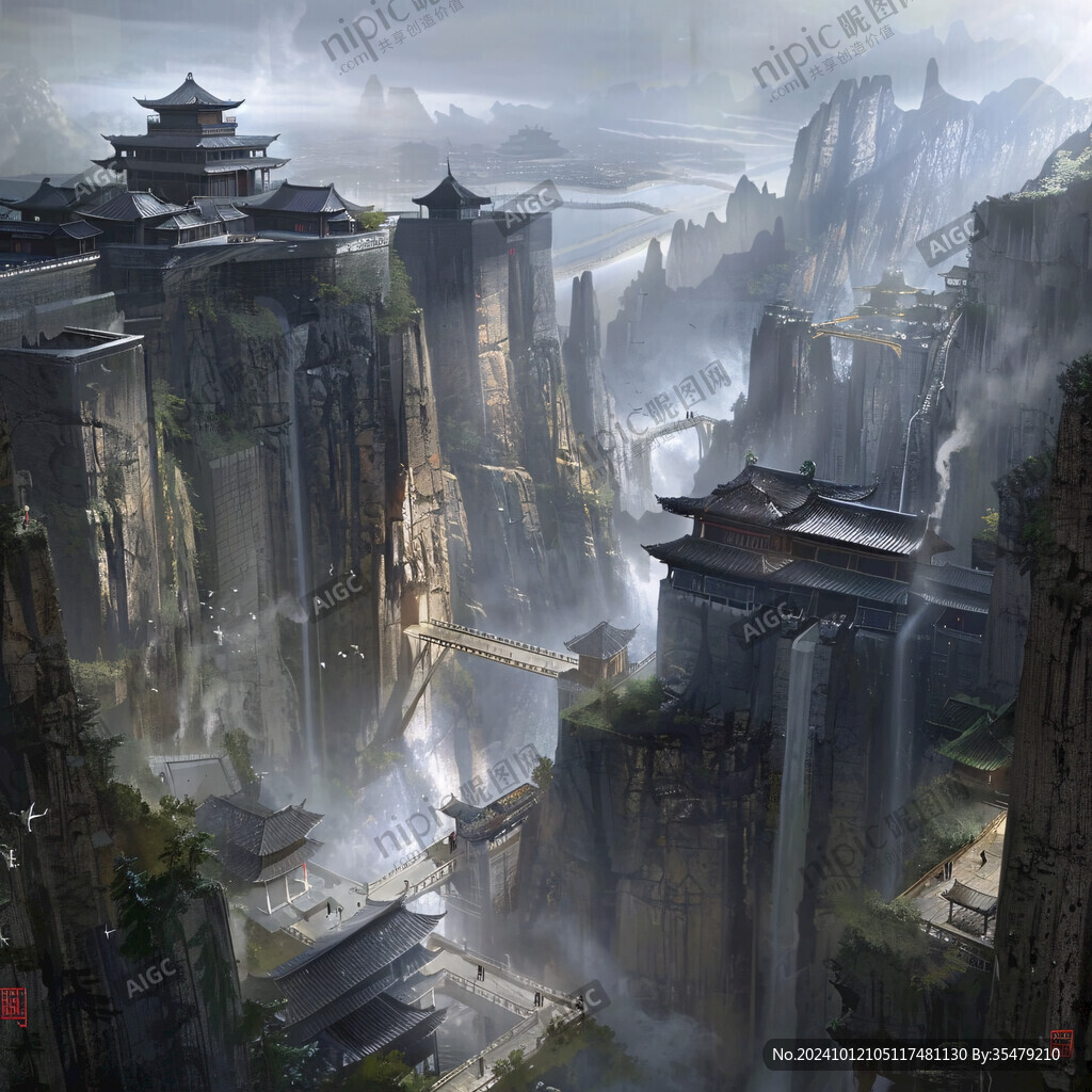 古风场景概念图