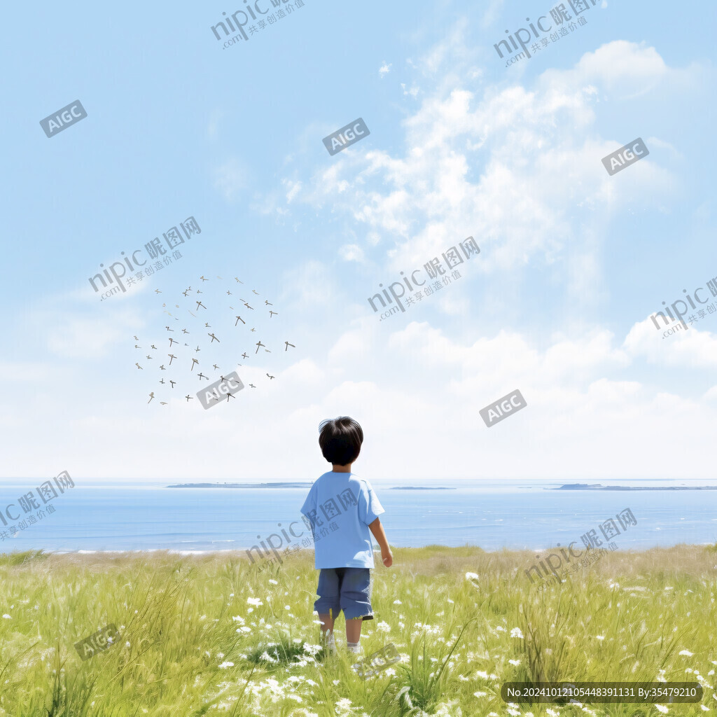 看西洋景的小孩