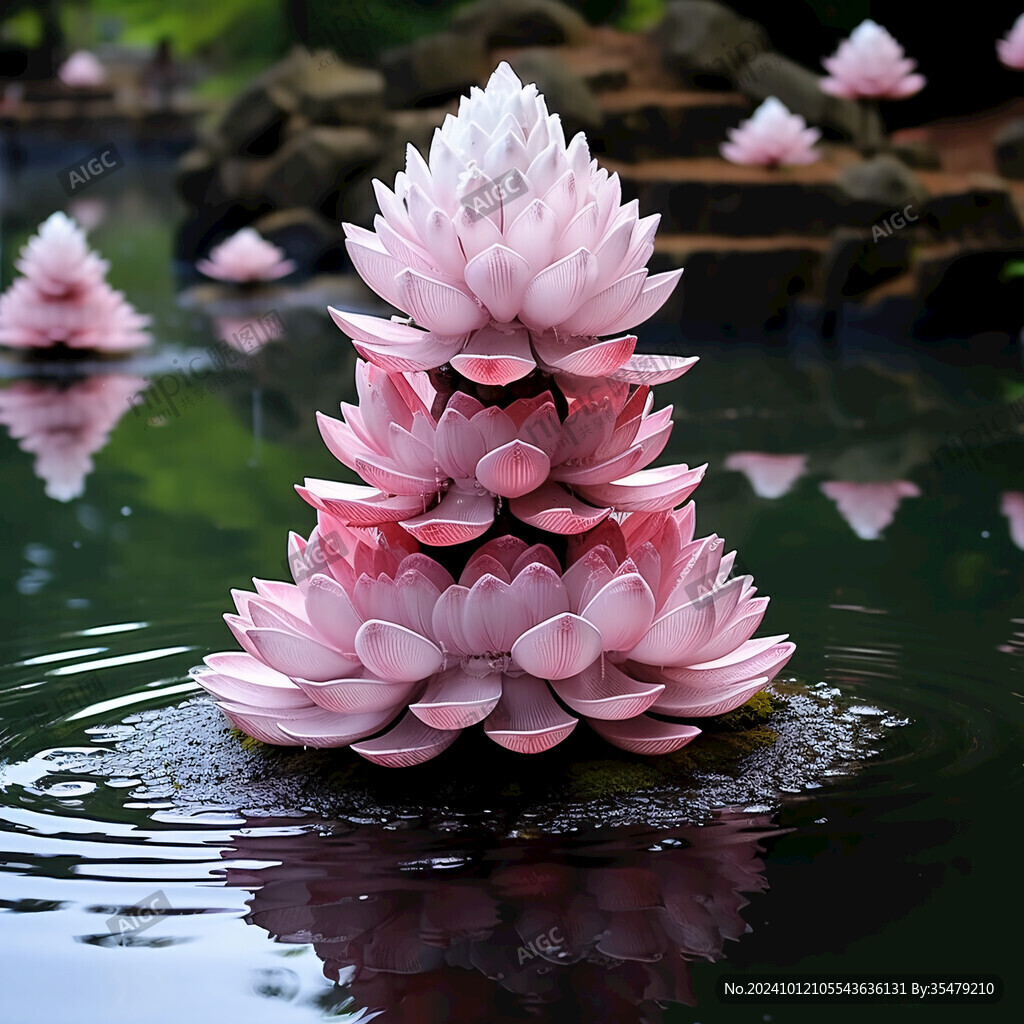巨型莲花灯