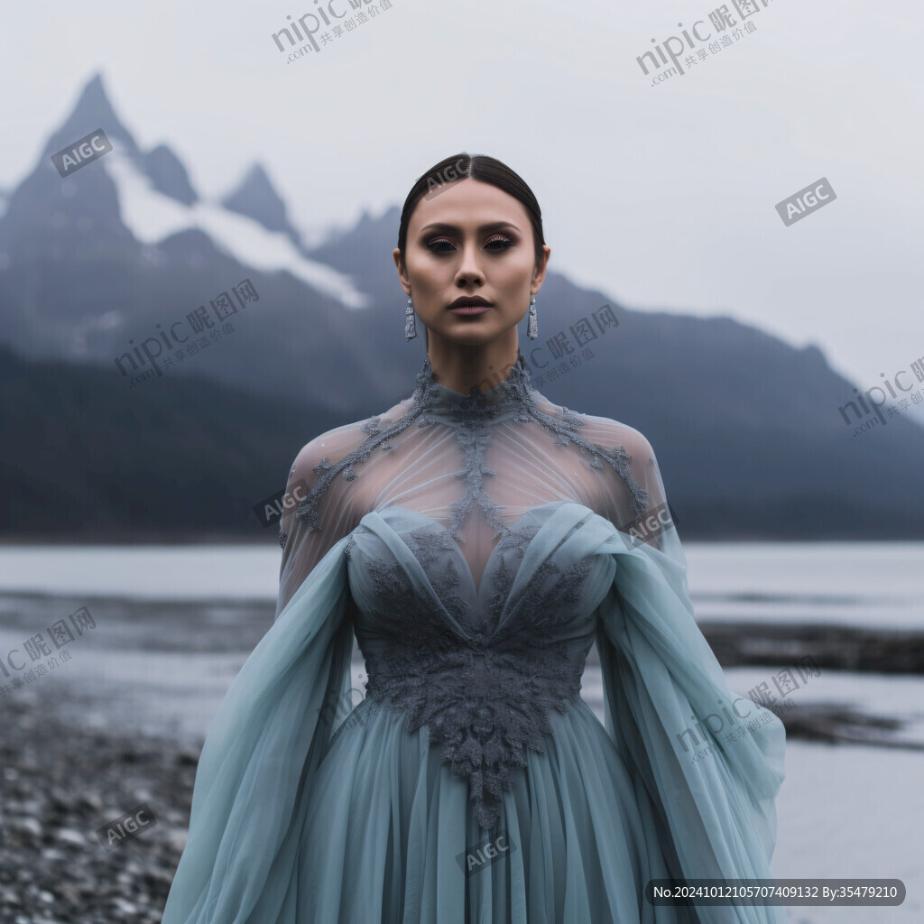 美女池泉华裙