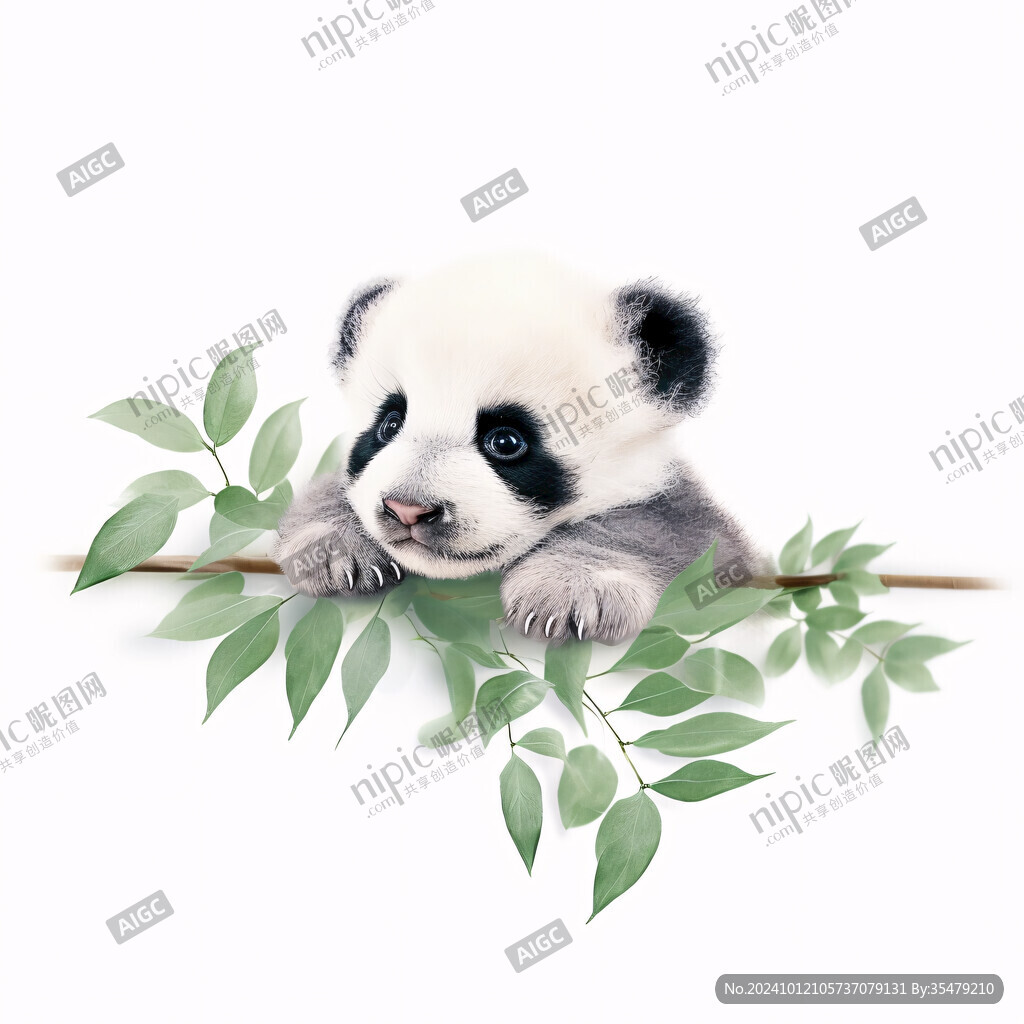 熊猫宝宝插画