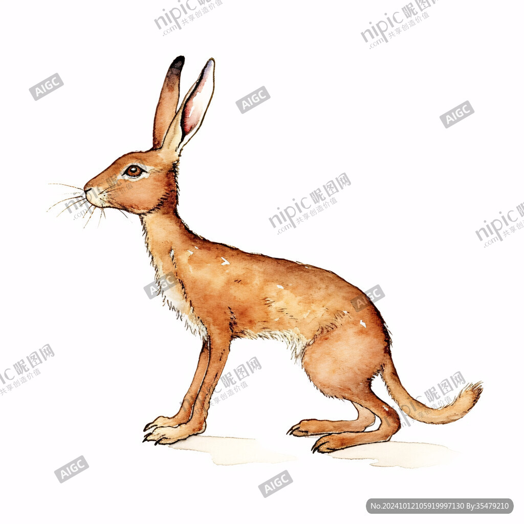 大展宏兔插画