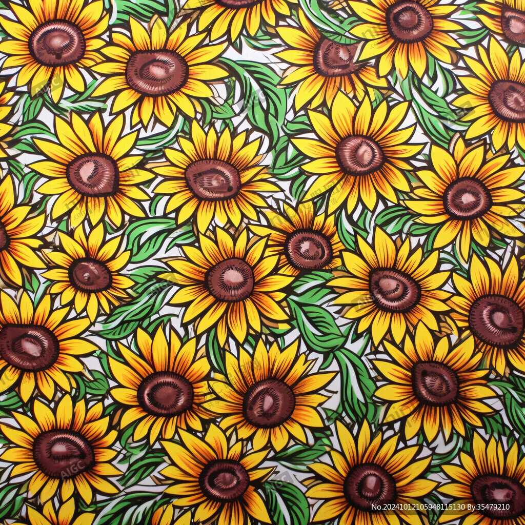 太阳花壁画