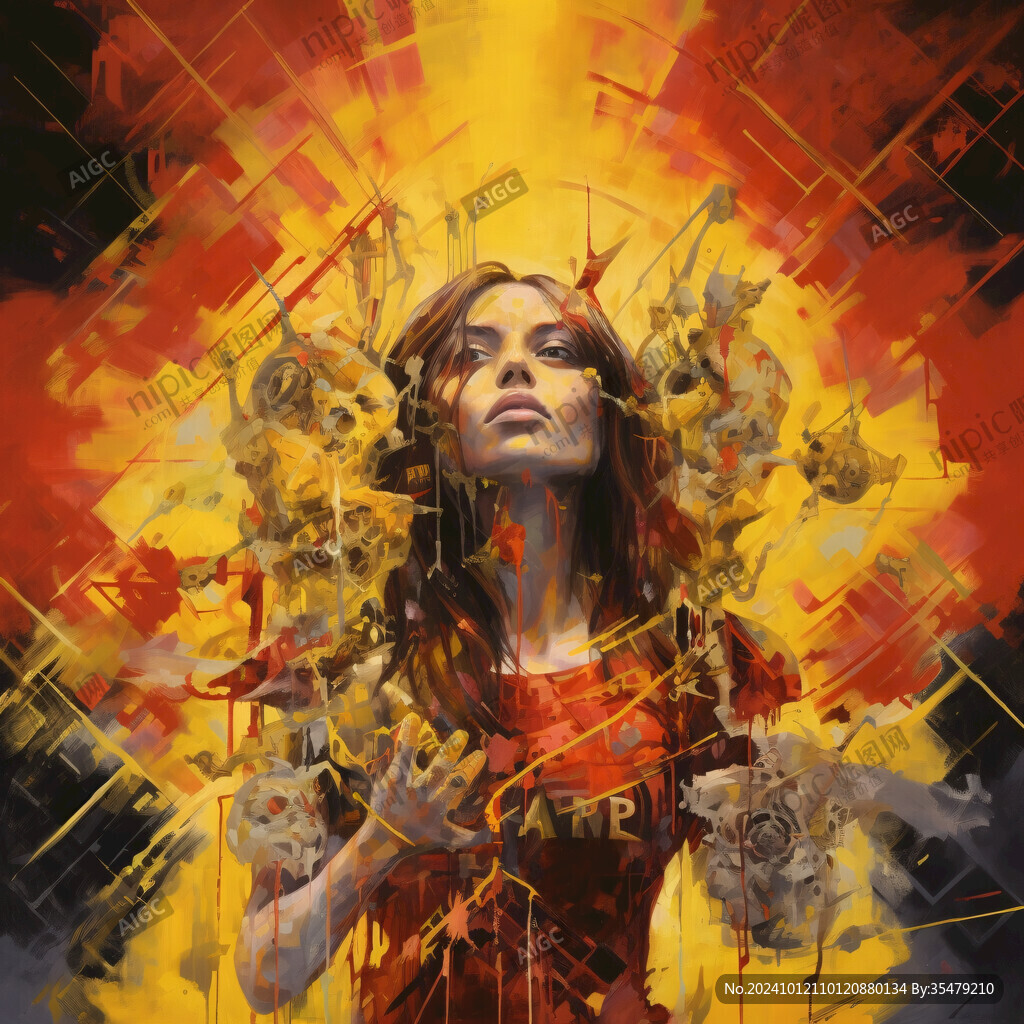 视觉冲击力广告装饰画