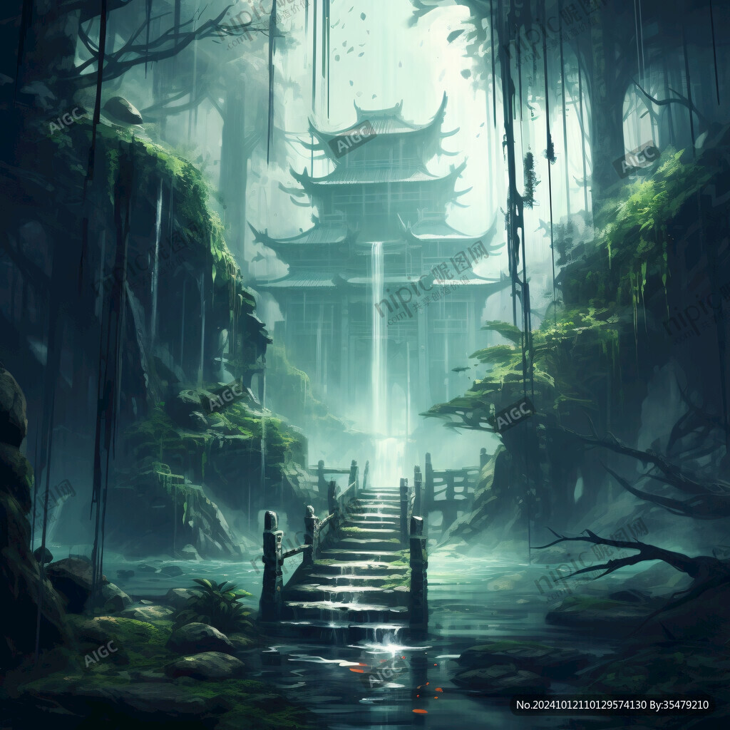 古风场景概念图