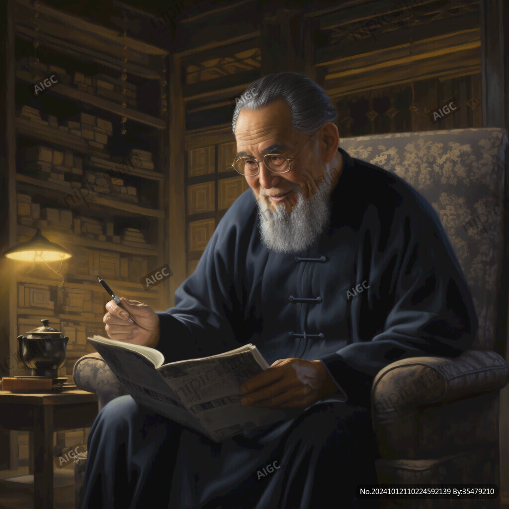 老中医蜡像