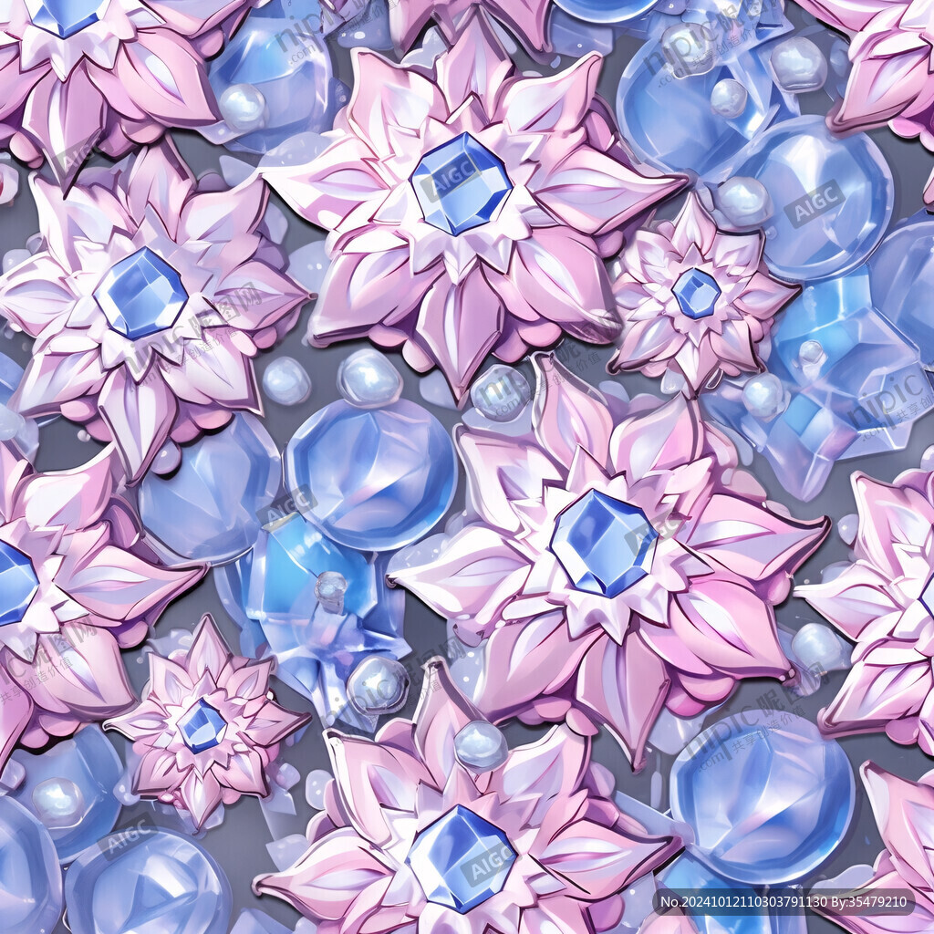 蓝色紫色珠宝底纹