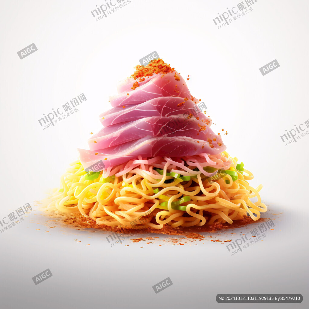 立体食物素材