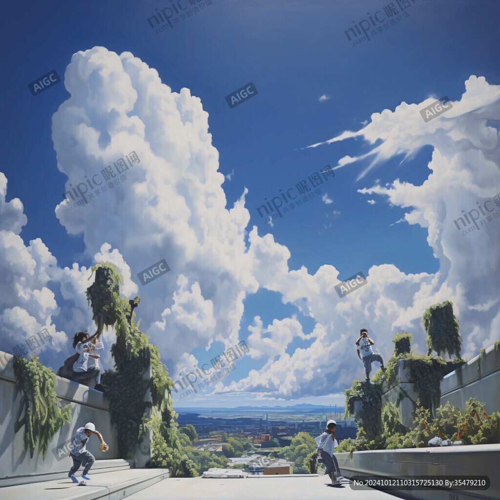 新海诚动漫风装饰画