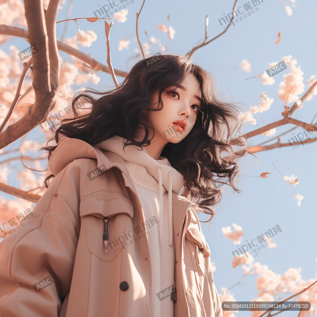 樱花树下自然