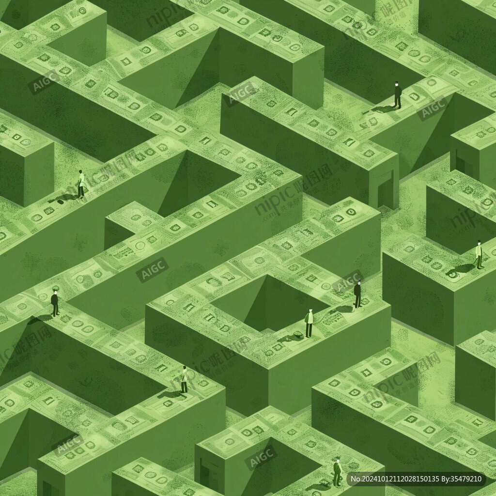 钱途无量插画