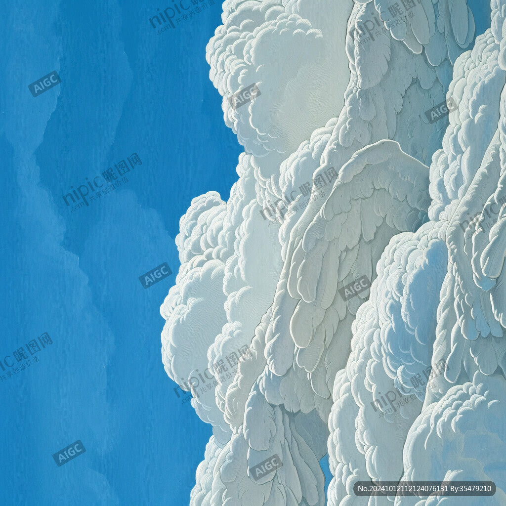 云海立体墙画