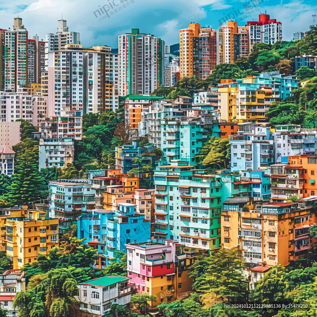 山区密集住宅