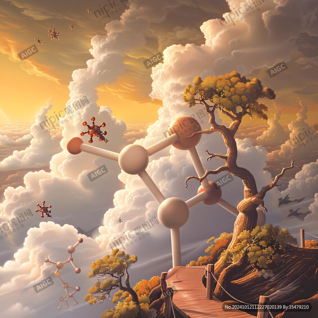 外星球幻想场景插画