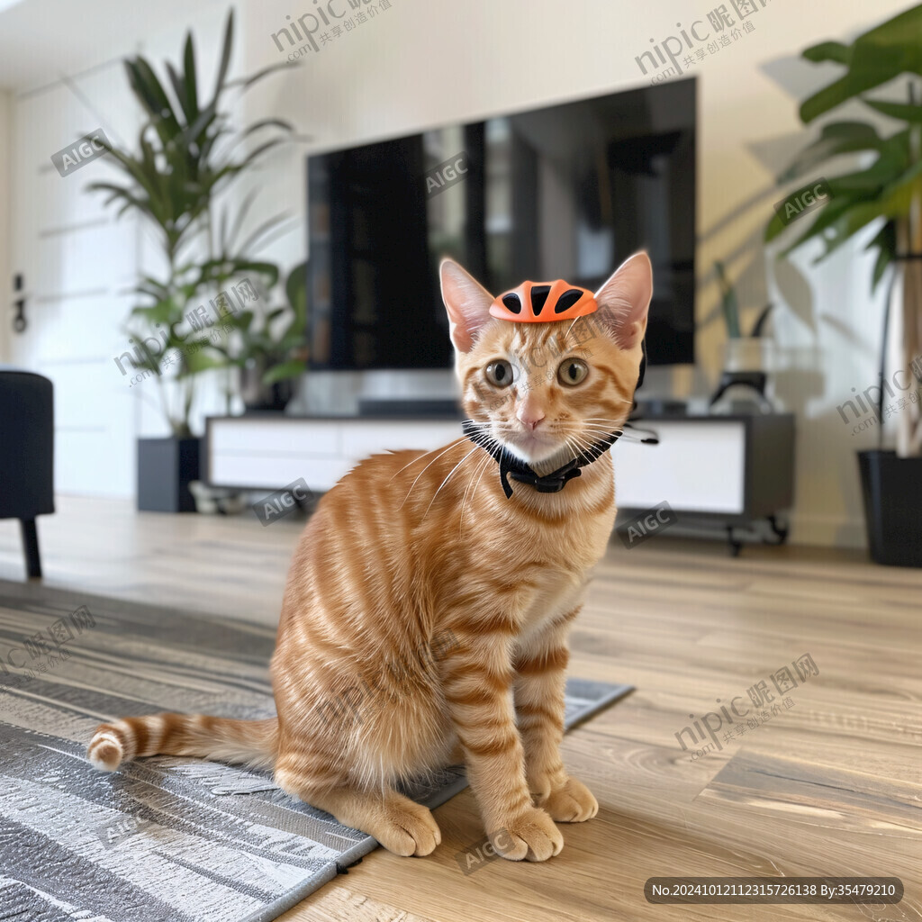 看镜头的橘猫
