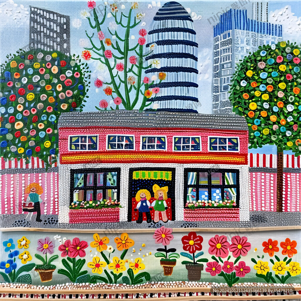 花店壁画