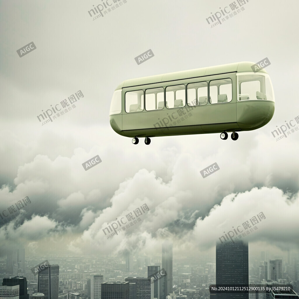 公交车地产海报