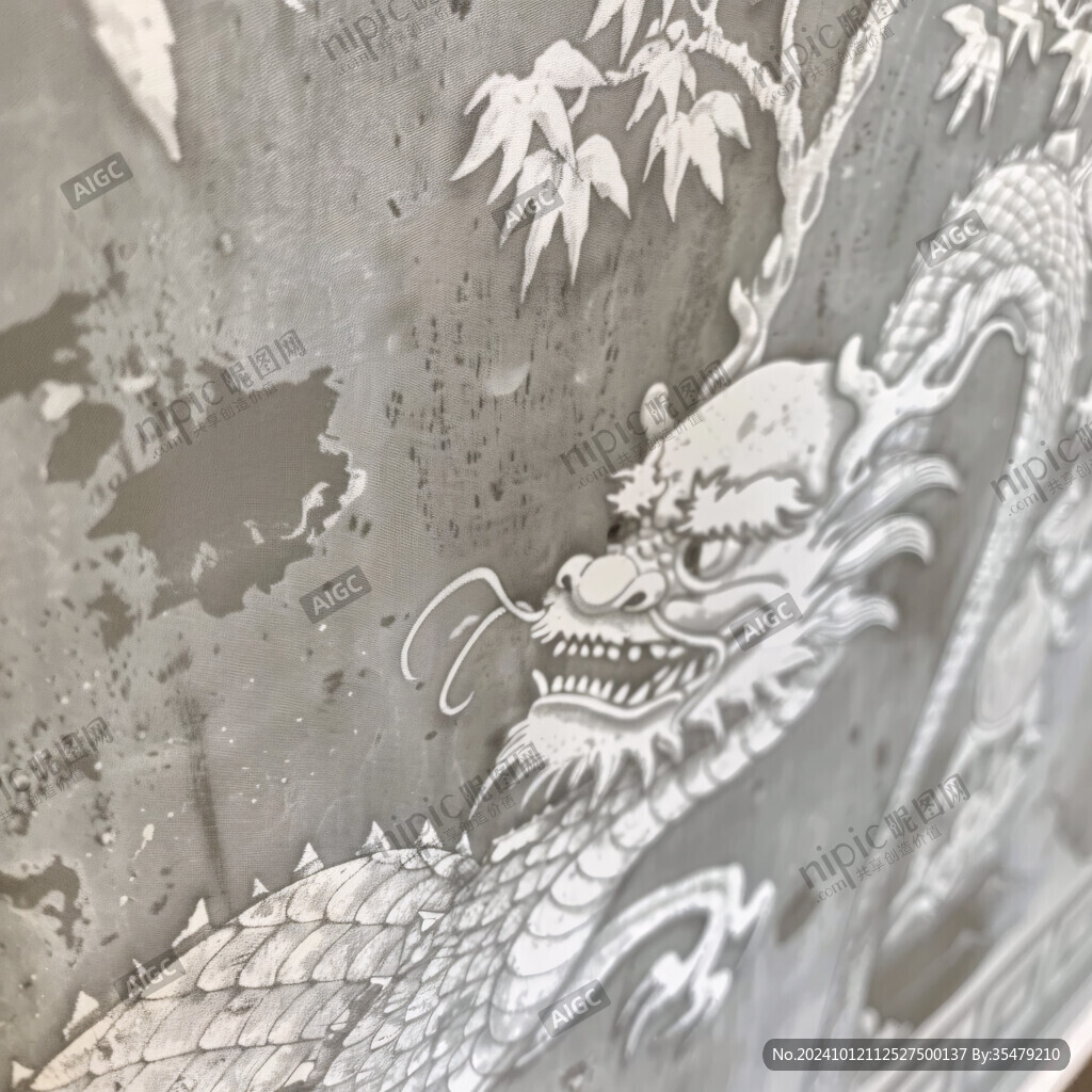 龙年玻璃贴纸