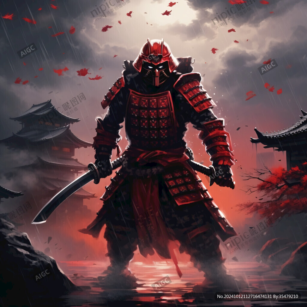 武士插画