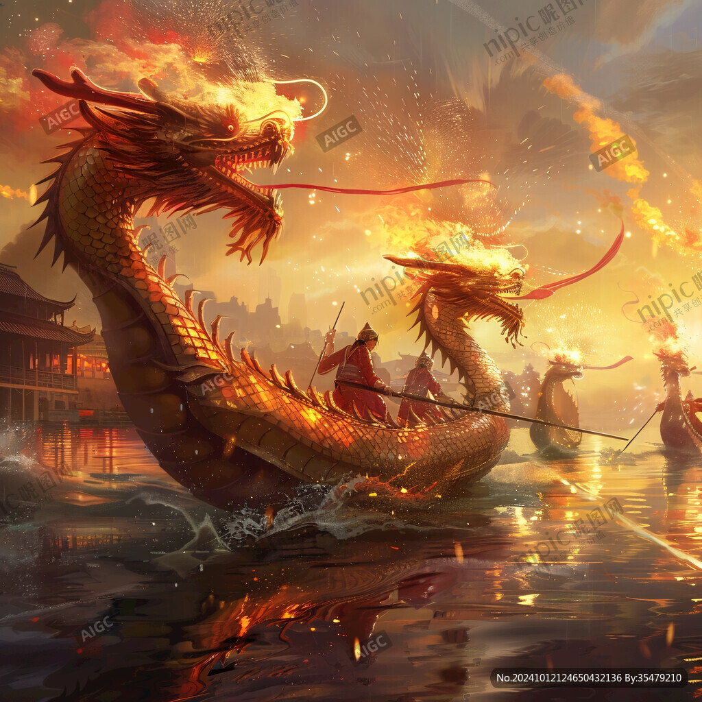 龙年国朝插画