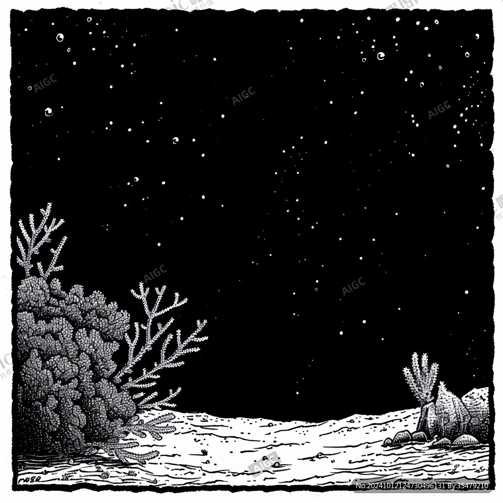暗海刻石插画