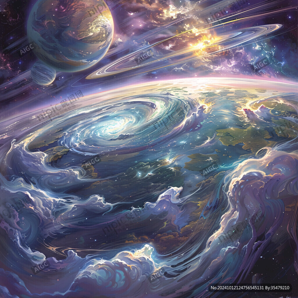 海洋流体画宇宙