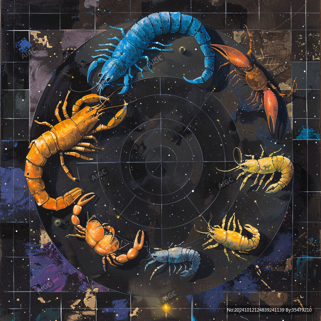 魔蝎座插画