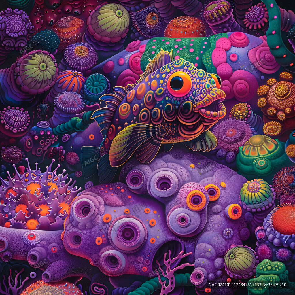 立体画海底立体画