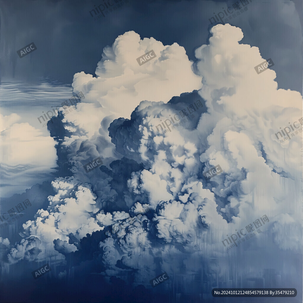 天空立体画
