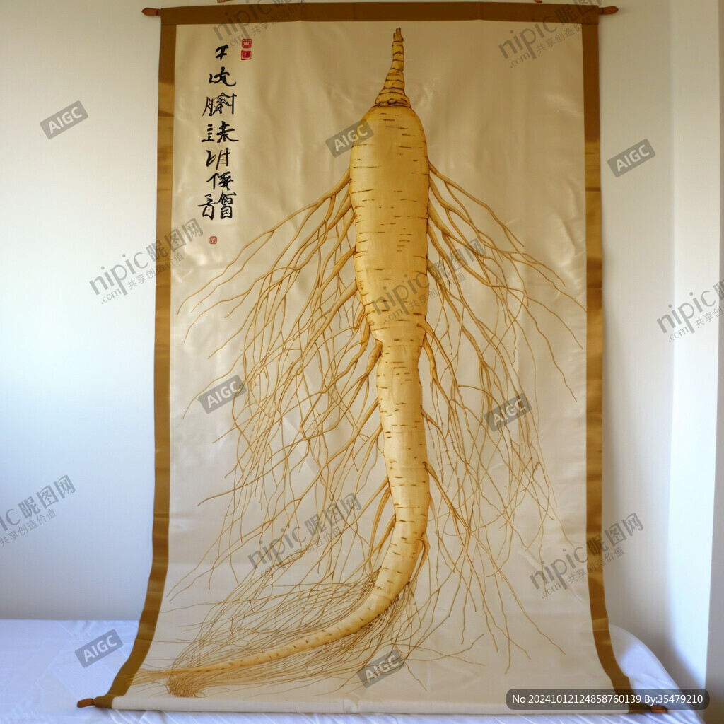 人参挂画
