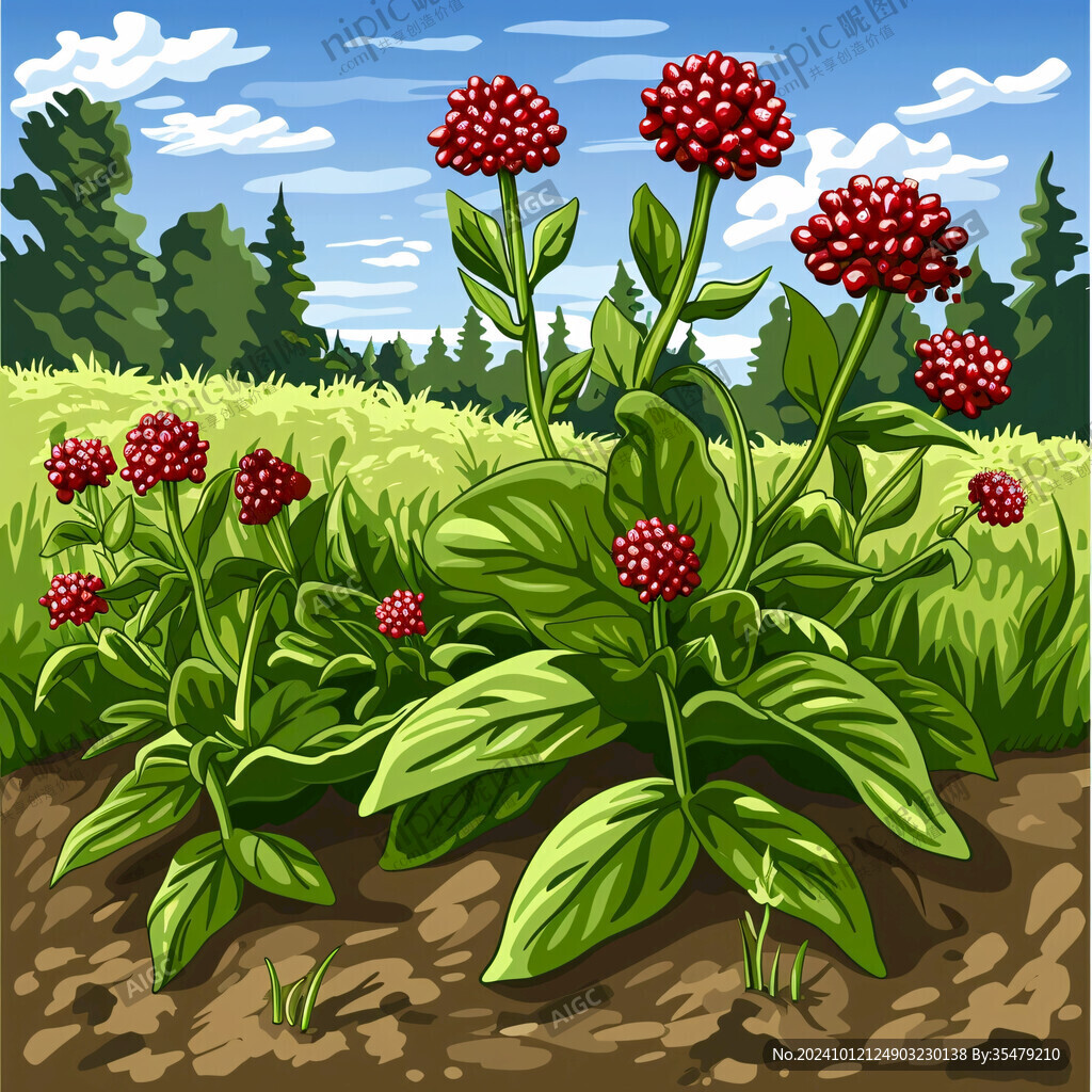 狼毒花素材