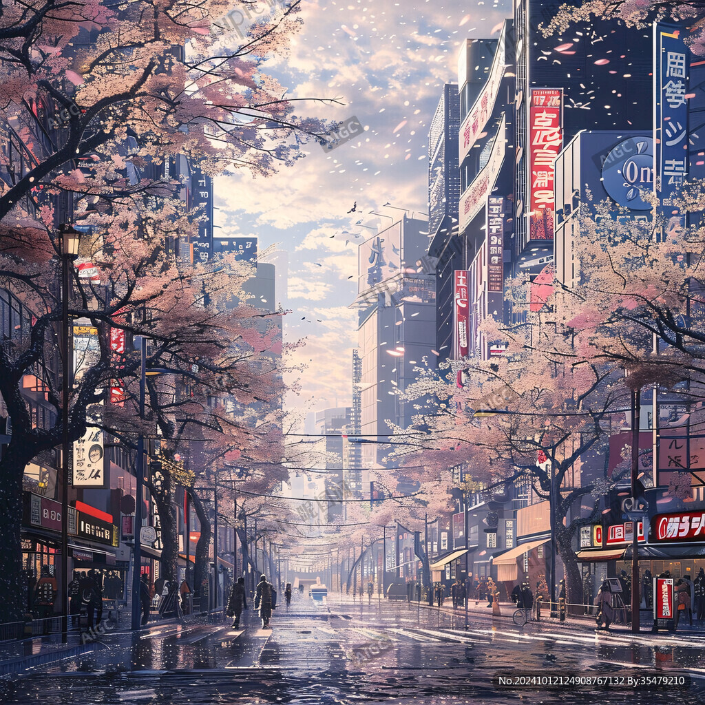 插画街道