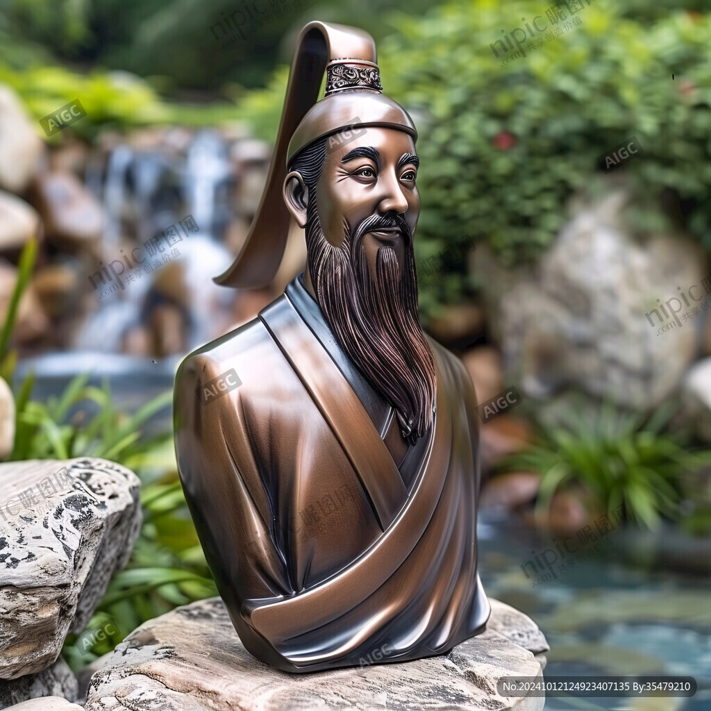 苏轼公仔雕塑