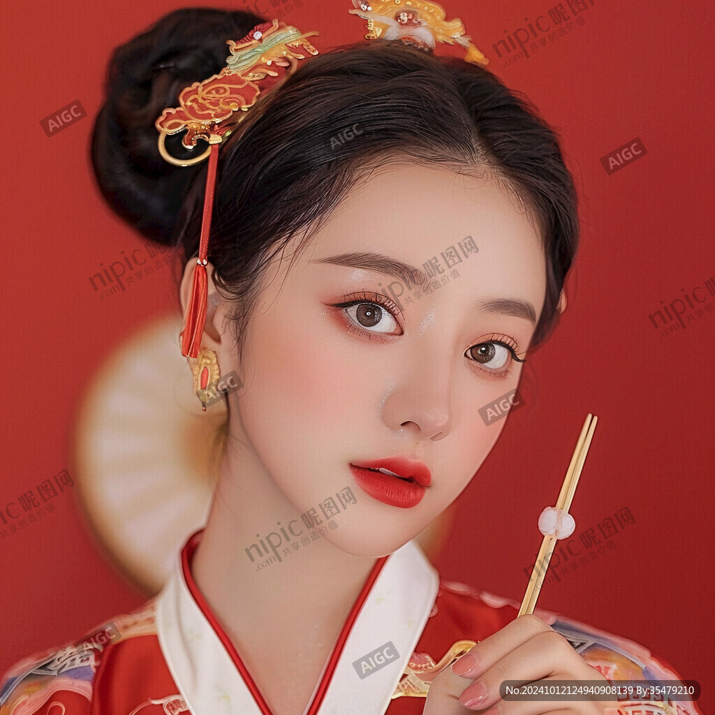 红金唐代宫廷风