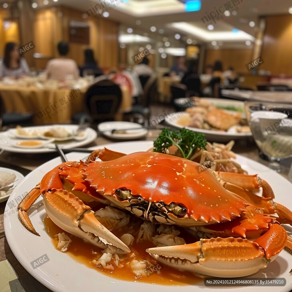 果皇浸阿拉斯加蟹