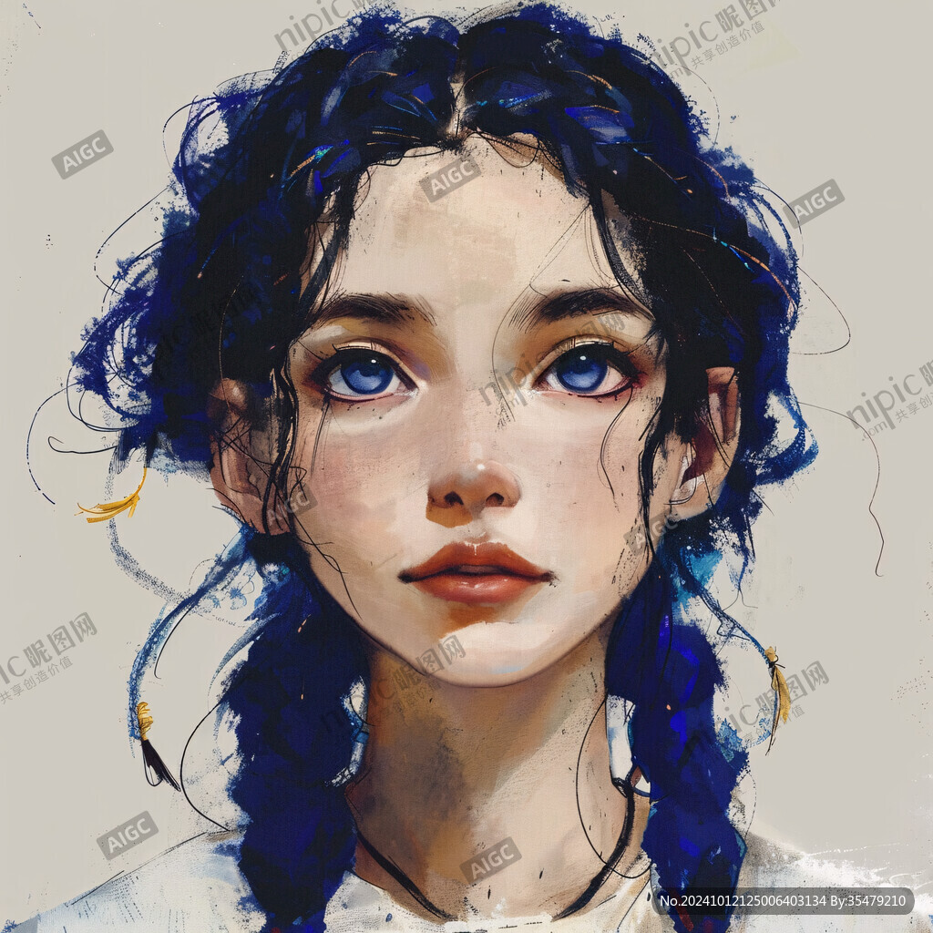 厚涂少女