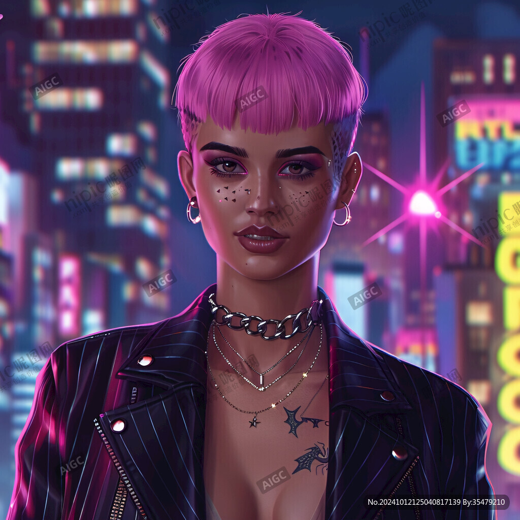 赛博朋克潮流人物