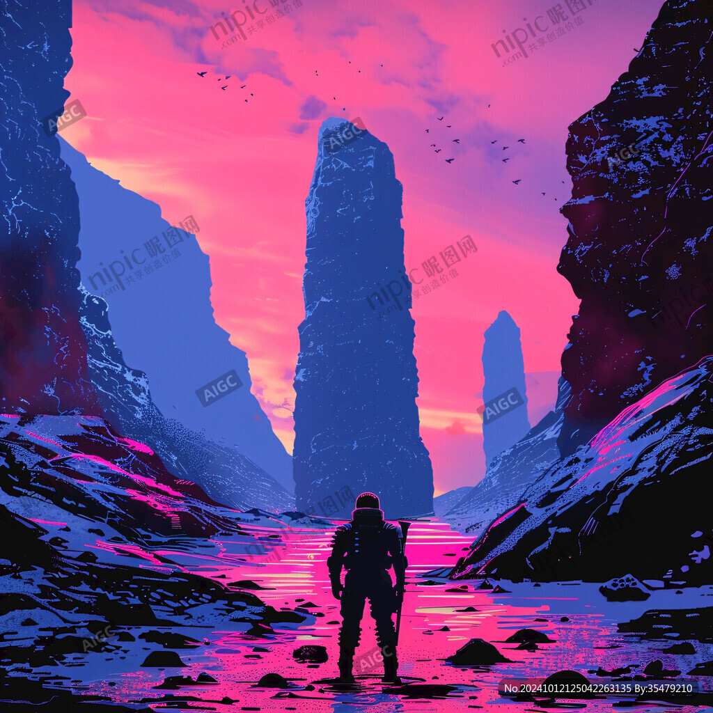 未来感插画