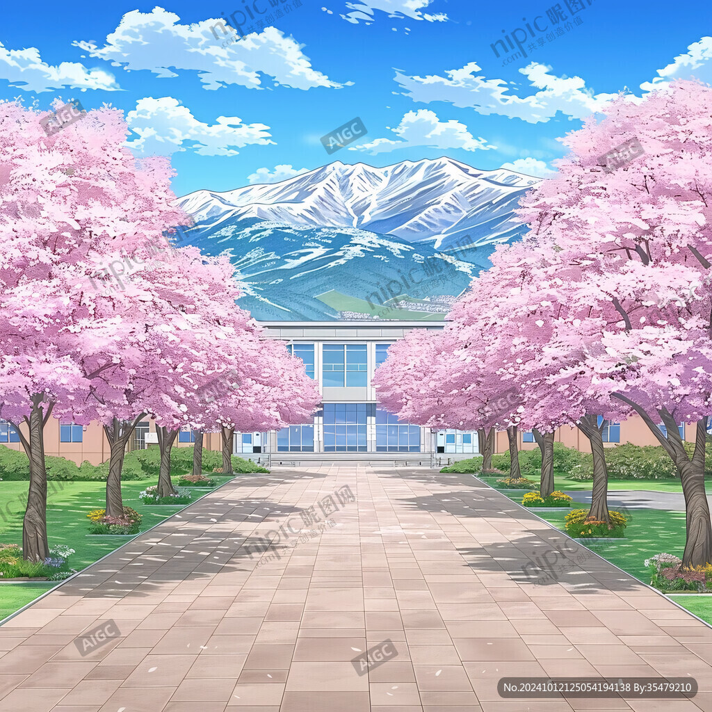 樱花树小路