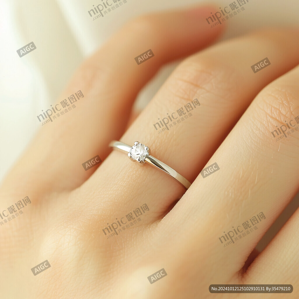 结婚季妇女节钻戒钻石