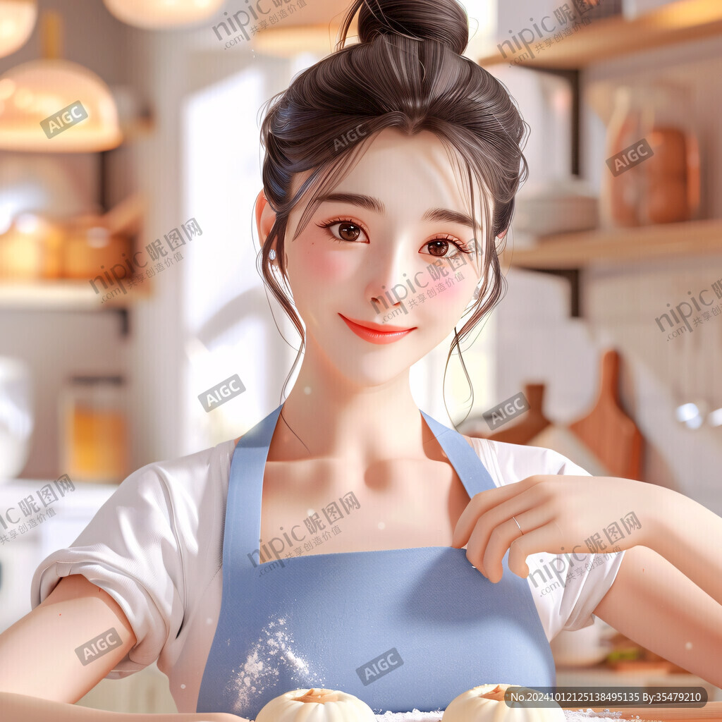 写实人物插画