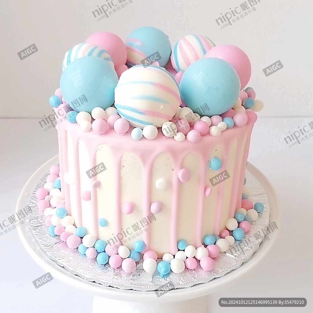 马卡龙生日蛋糕