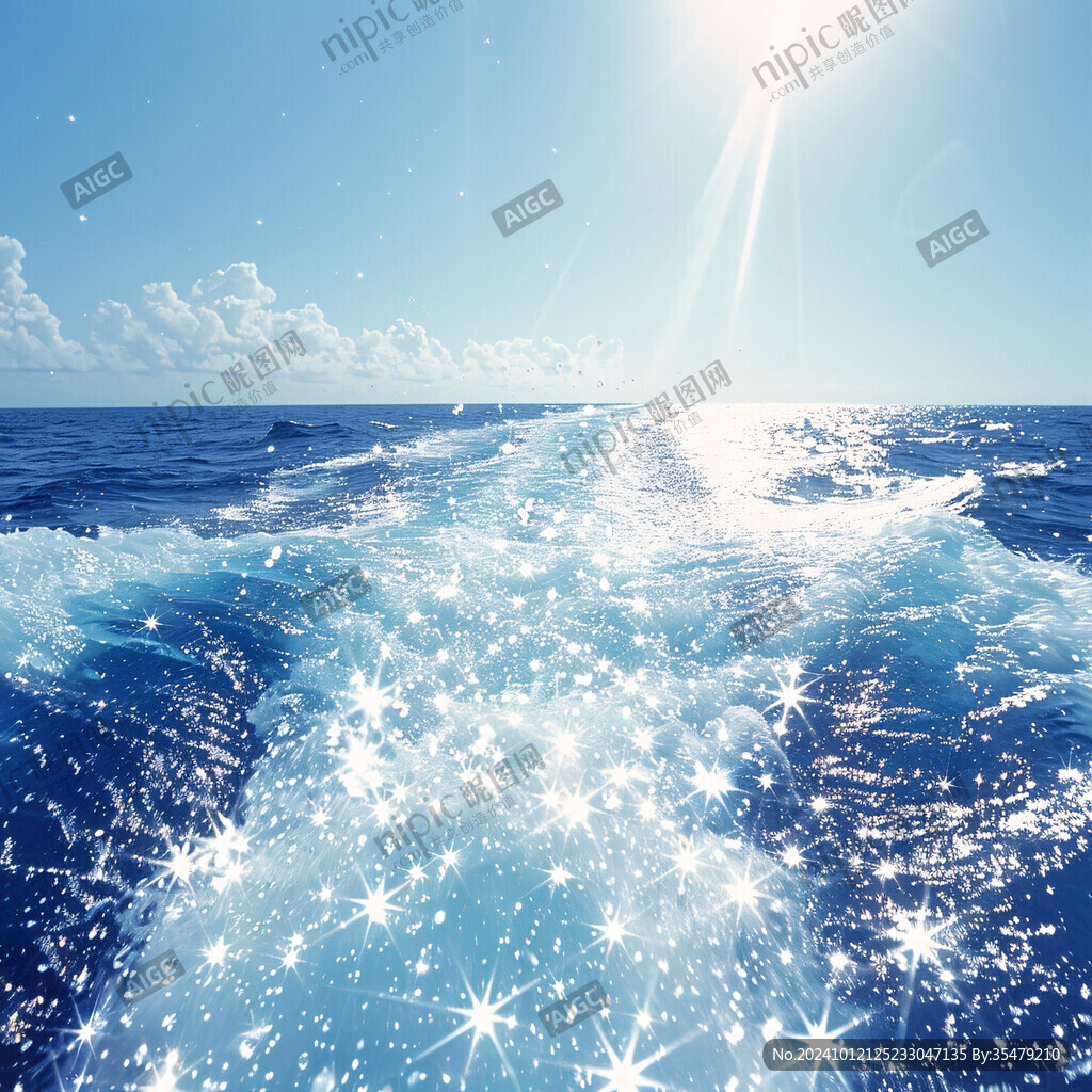 水面星光素材