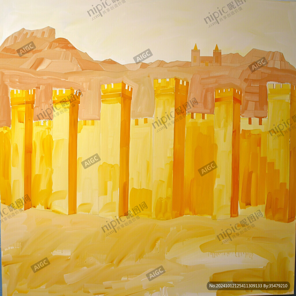 长城室内画