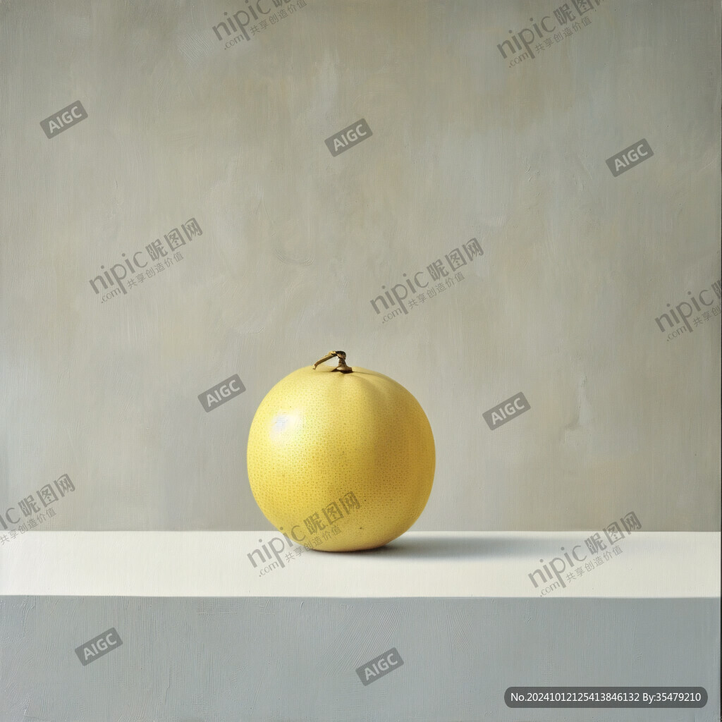 柠檬无框画