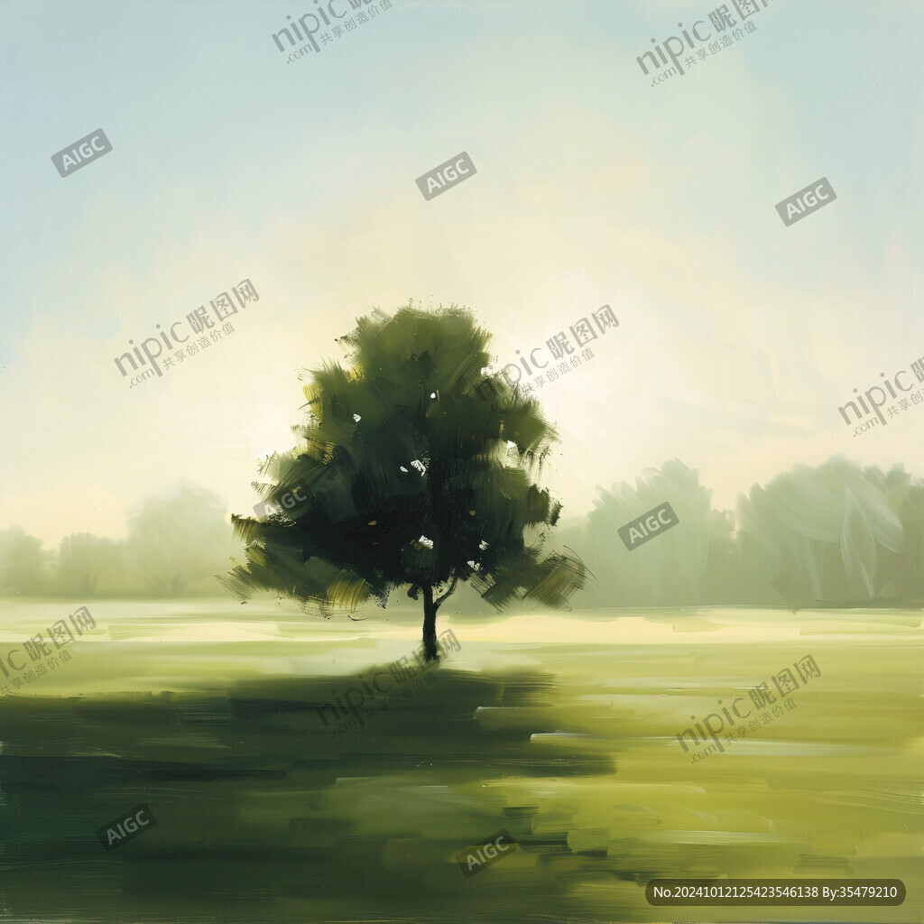 大树风景画