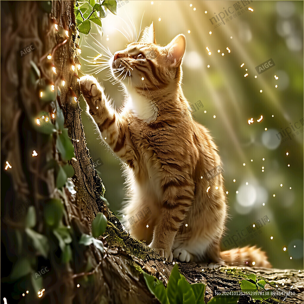 树上的猫咪