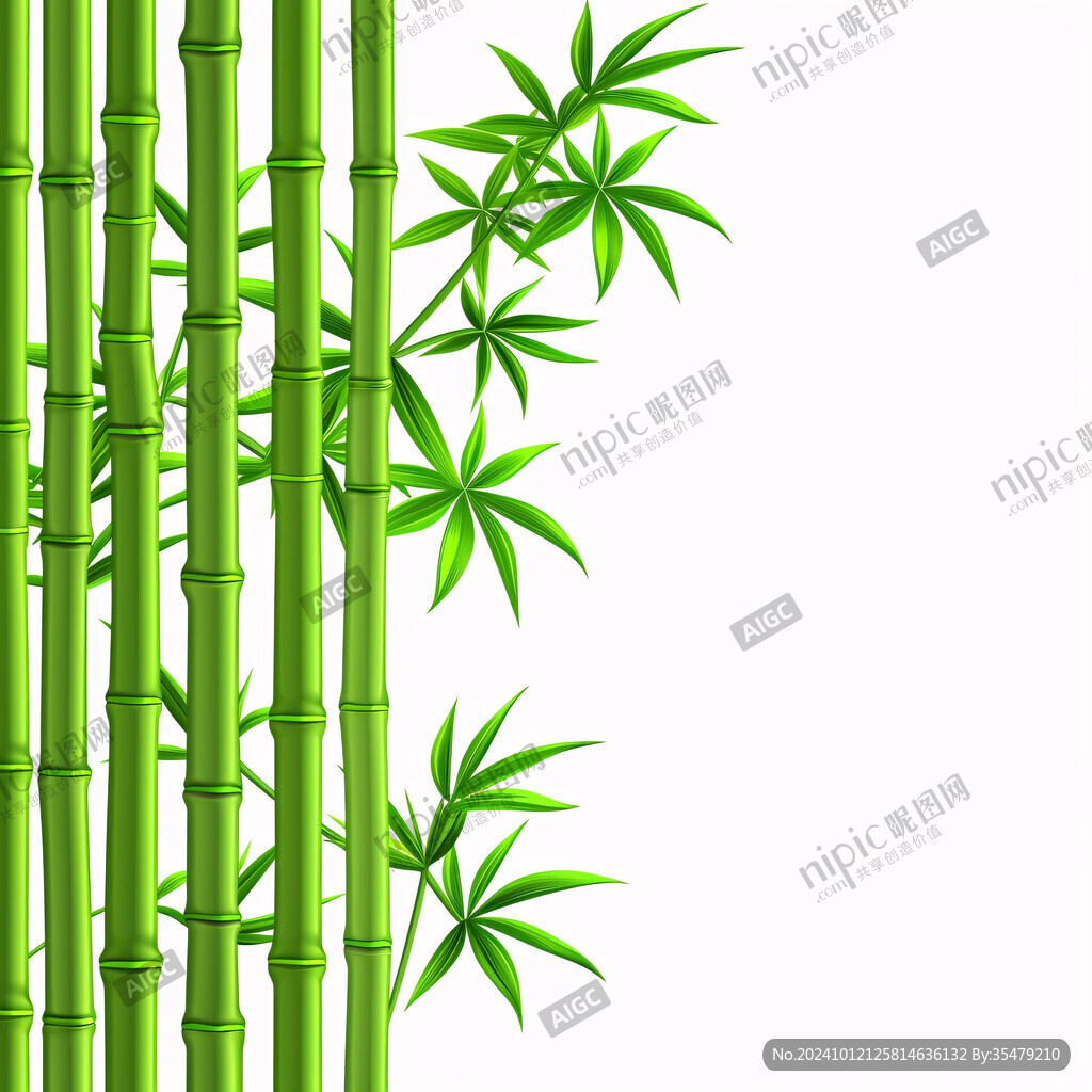 竹子插画