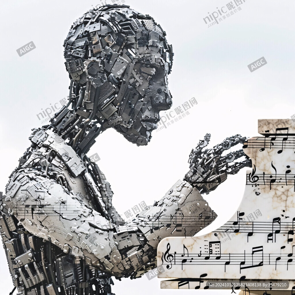 音乐的力量雕塑